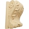 Ekena Millwork 4 1/4"W x 2 1/2"D x 5 1/2"H Medium Acanthus Block w/ Backplate Wood Corbel, Alder CORW04X03X06ABAL - alternate 1